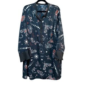 ModCloth- Witchy Print Pull Over Dress- NWOT- Sz. 2X